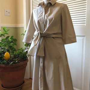 Max Mara weekender khaki lightweight dress